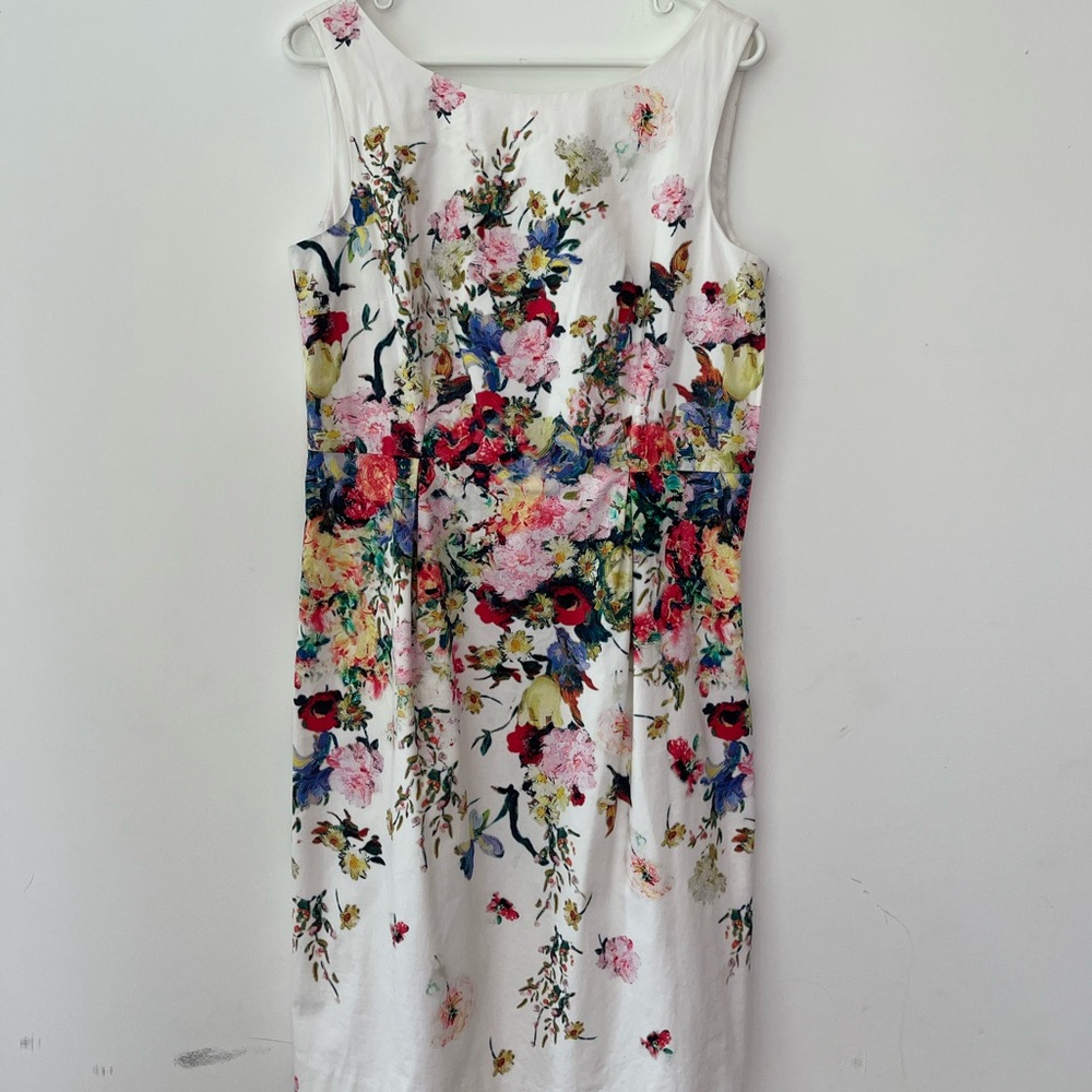 Talbots floral tank dress
